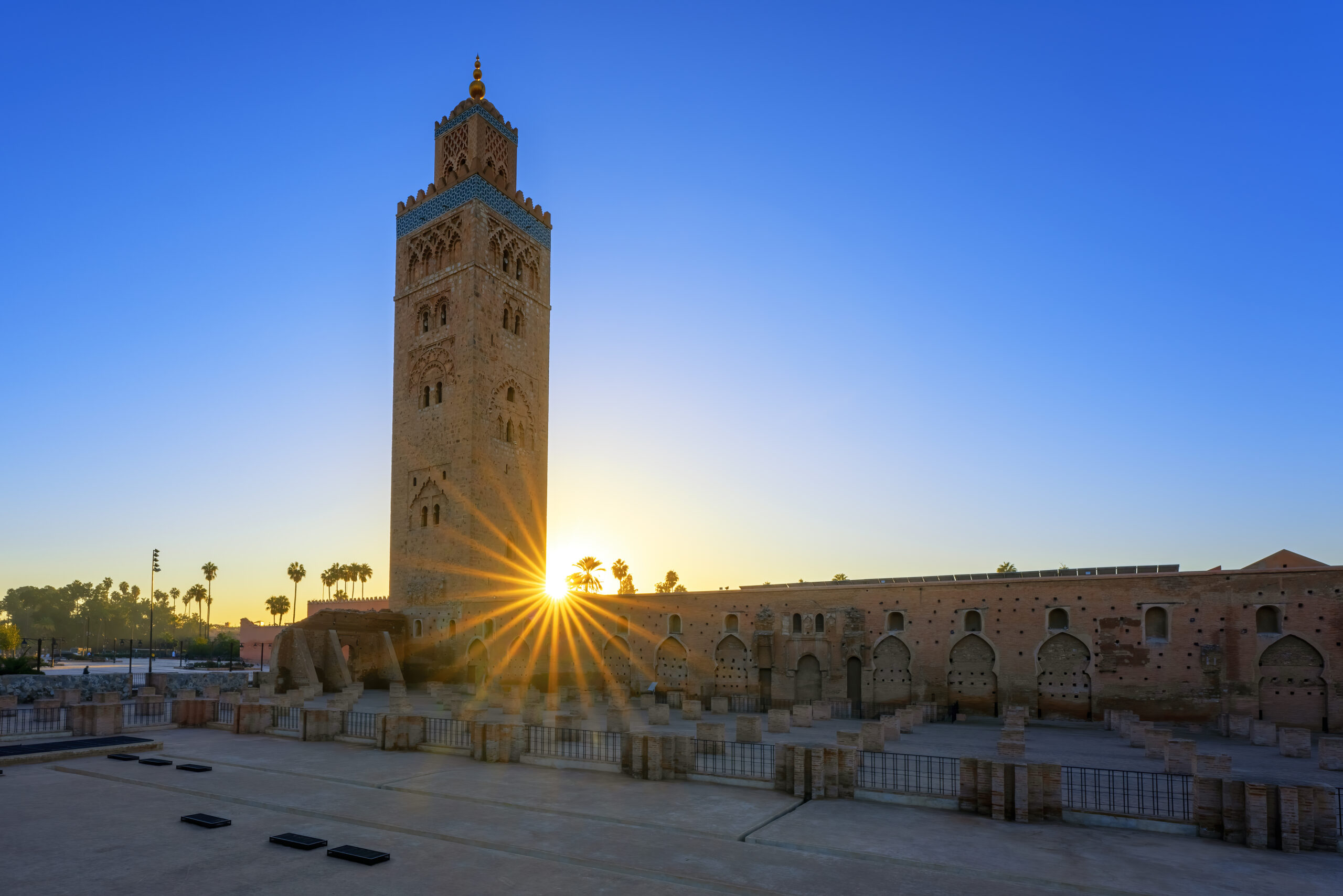 things to do in Marrakech - view of the Koutoubia Mosque