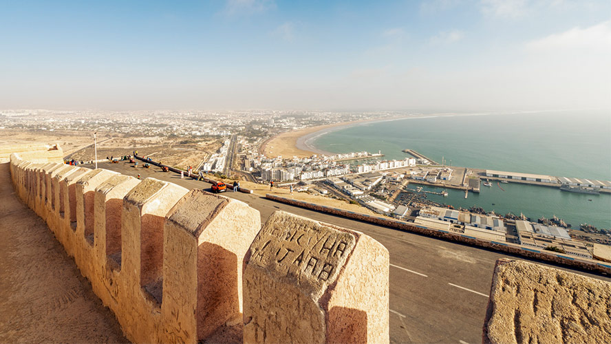 Car rental at Marrakech and Agadir airports pickup counter
