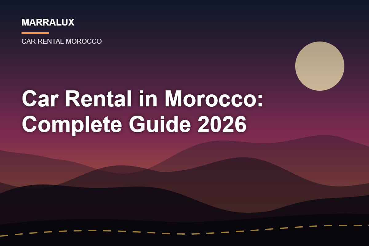 Marralux banner for the guide to car rental in Morocco